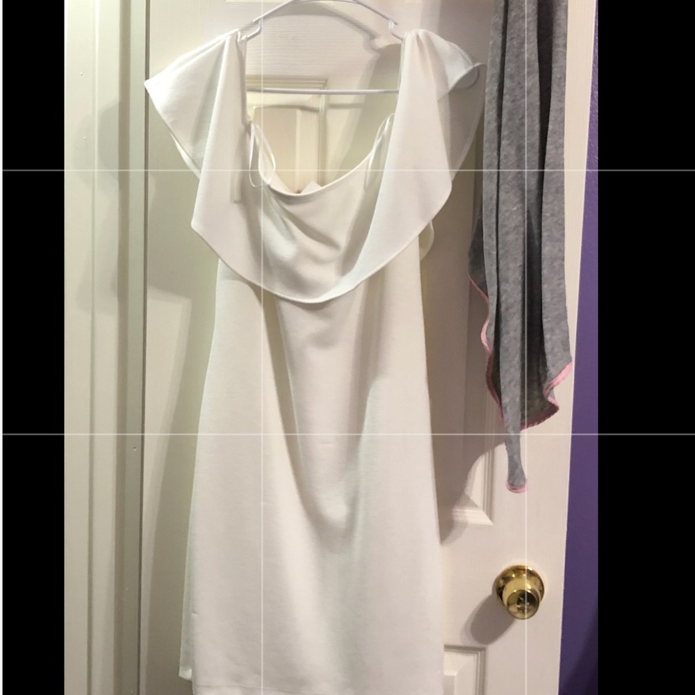 Guess white off the shoulder dress